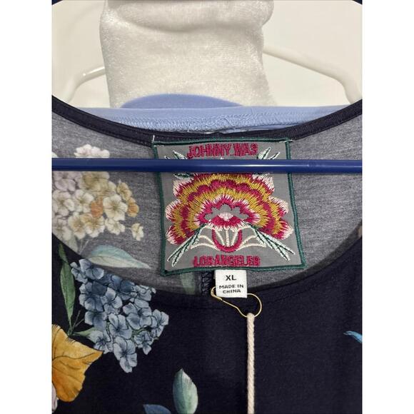 NWT John Was Fall Dance Tie Front Dress XL New With Tags - Picture 9 of 15